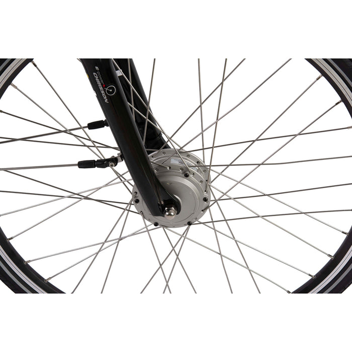 Електрически велосипед CHRISSON E-GENT 28" 102554 WHITE 250 W, ДО 25 КМ/Ч, ПРОБЕГ ДО 90 КМ, 28.00 "