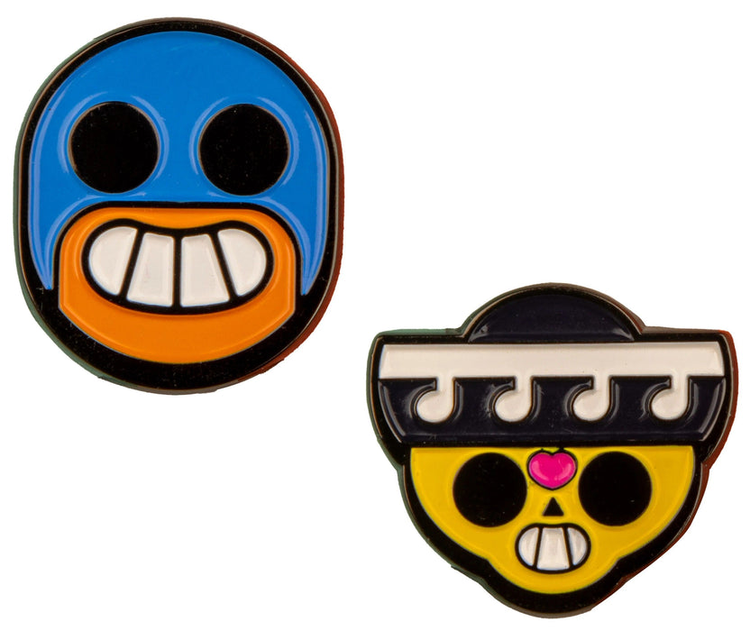 Комплект значки CineReplicas Games: Brawl Stars - Poco & El Primo