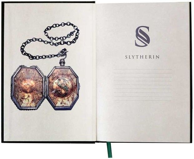 Тефтер с книгоразделител CineReplicas Movies: Harry Potter - Slytherin, формат А5