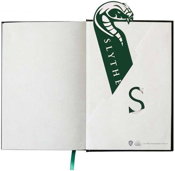 Тефтер с книгоразделител CineReplicas Movies: Harry Potter - Slytherin, формат А5