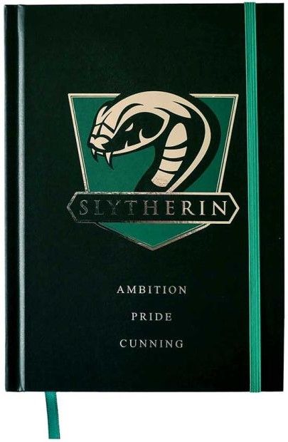 Тефтер с книгоразделител CineReplicas Movies: Harry Potter - Slytherin, формат А5