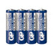 Цинк карбонова батерия GP R6 /4 бр. в опаковка/ shrink 1.5V