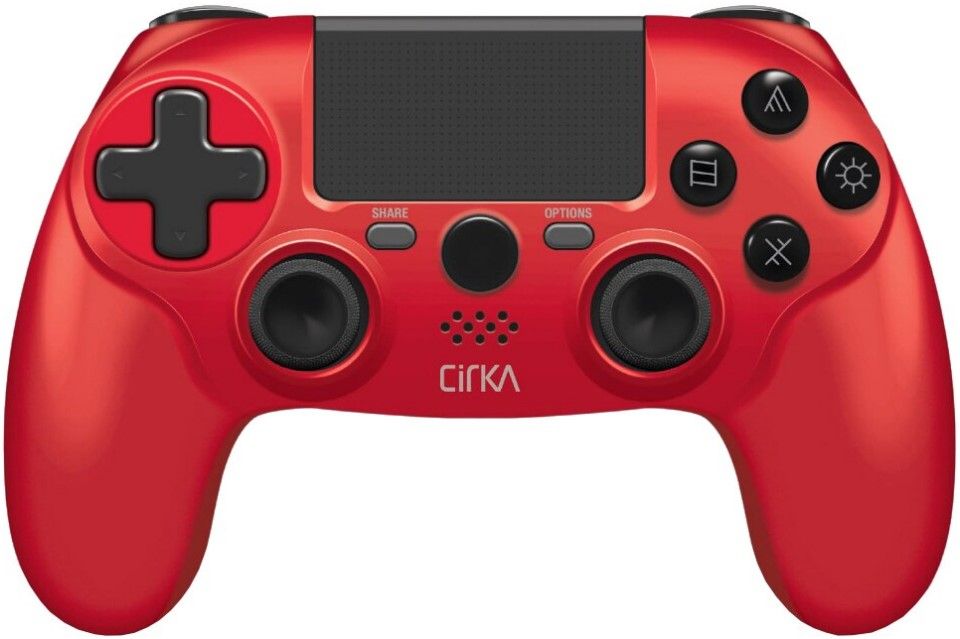 Безжичен контролер Cirka - NuForce, червен (PS4/PS3/PC)