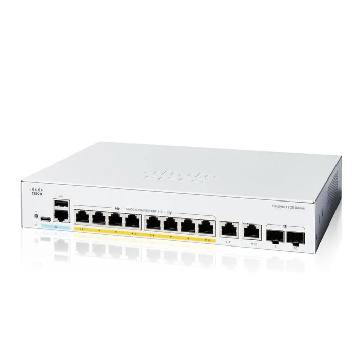 Cisco Catalyst 1200 8-port GE Full PoE 2x1G Combo