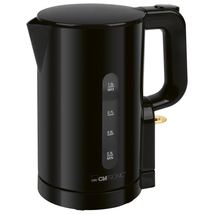 Електрическа кана Clatronic WK 3834, 1 л, 900 W, черна