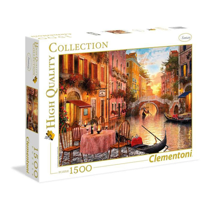 Пъзел Clementoni от 1500 части - Венеция, Доминик Дейвисън