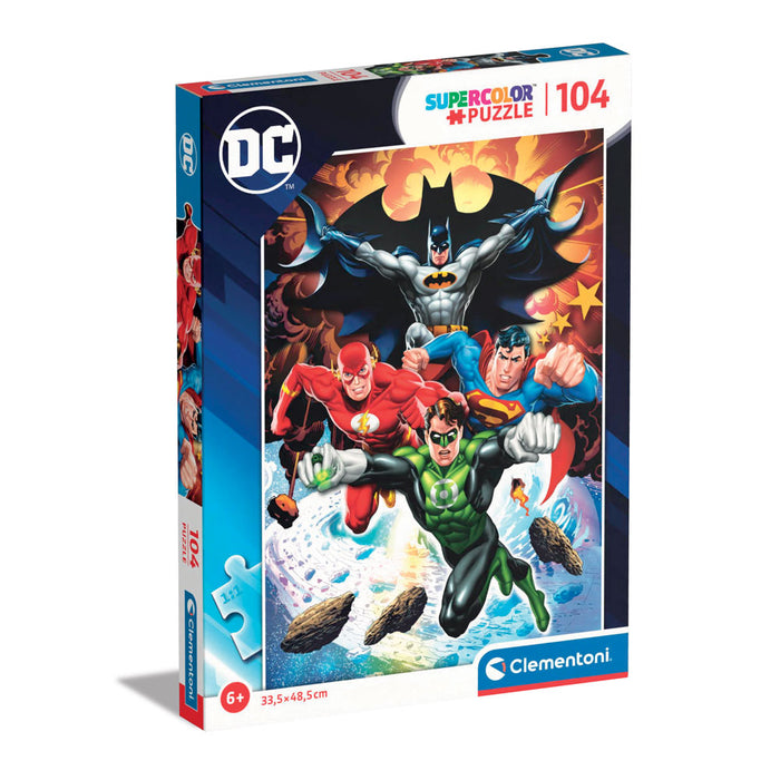 Пъзел Clementoni от 104 части - Героите на DC