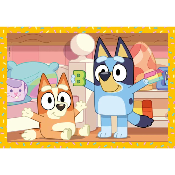 CLEMENTONI 4 в 1 Пъзел Bluey