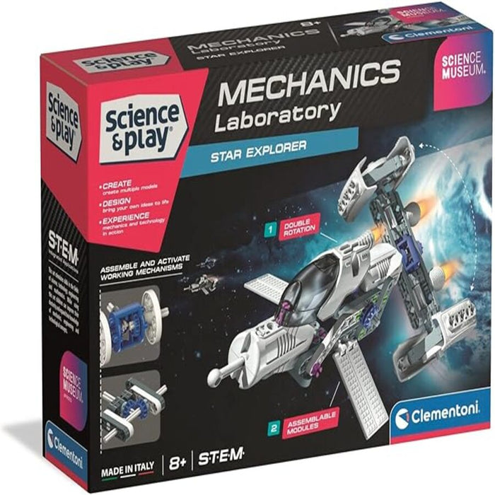 CLEMENTONI MECHANICS LABORATORY КОНСТРУКТОР STAR EXPLORER 90ч.