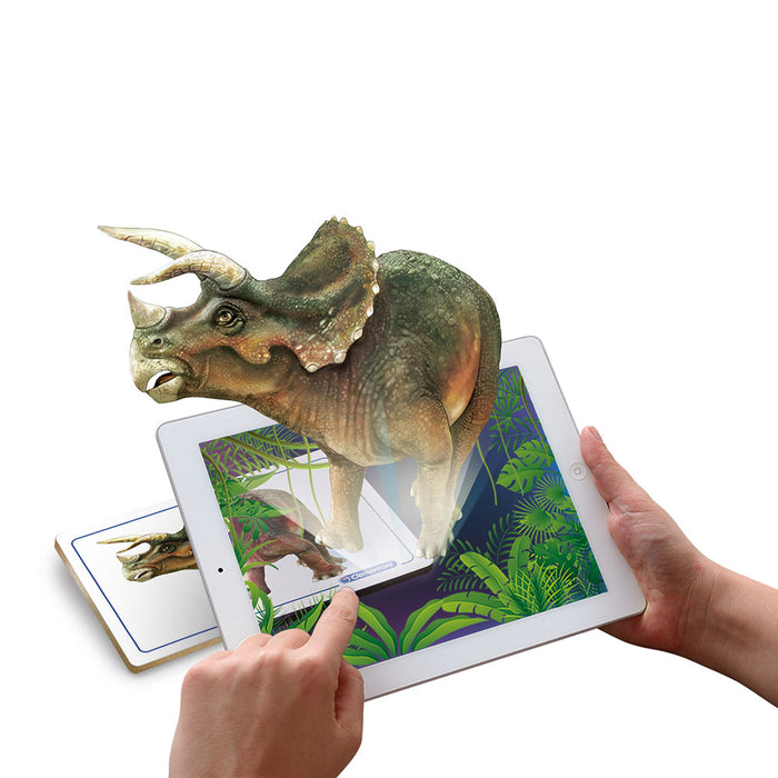 CLEMENTONI ARHEO FUN Разкрий Скелет Динозавър Triceratops Glow in The Dark