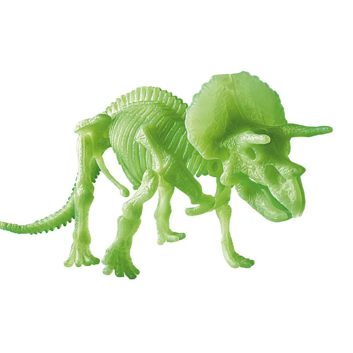 CLEMENTONI ARHEO FUN Разкрий Скелет Динозавър Triceratops Glow in The Dark