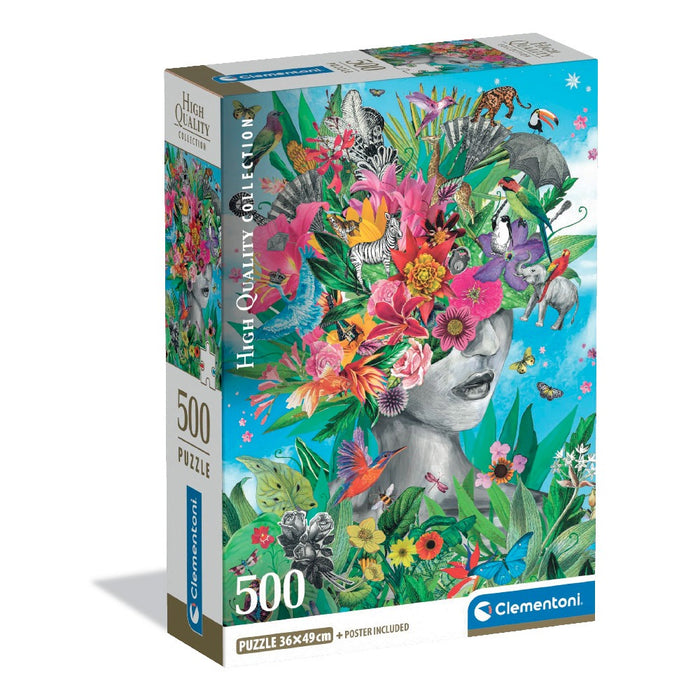 CLEMENTONI 500ч. Пъзел Head in the Jungle