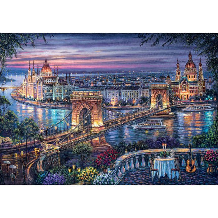 CLEMENTONI 1000ч. Пъзел LIGHTS OF THE DANUBE