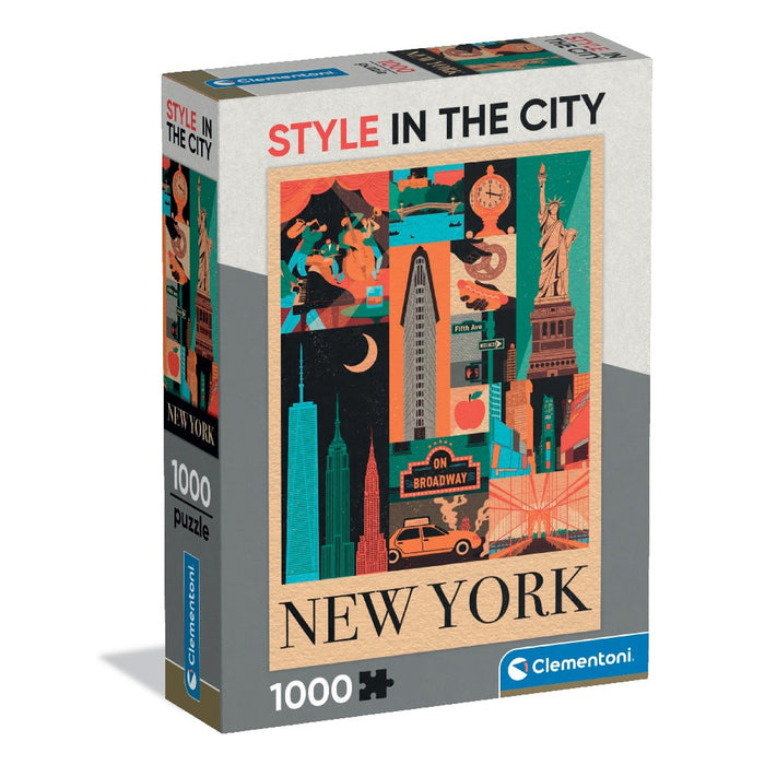 CLEMENTONI 1000ч. Пъзел STYLE IN THE CITY NEW YORK