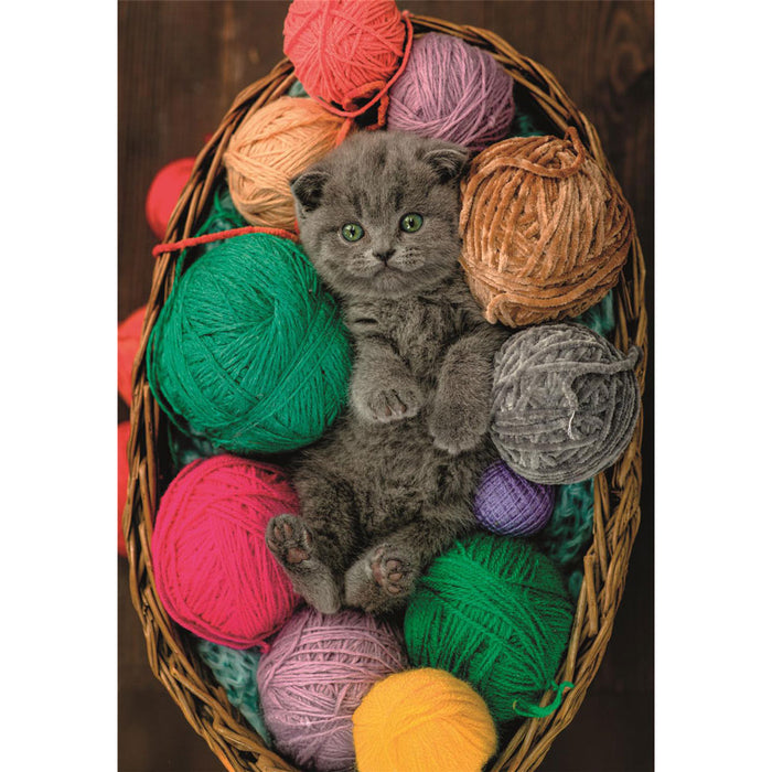 CLEMENTONI 500ч. Пъзел Fluffy Kitten