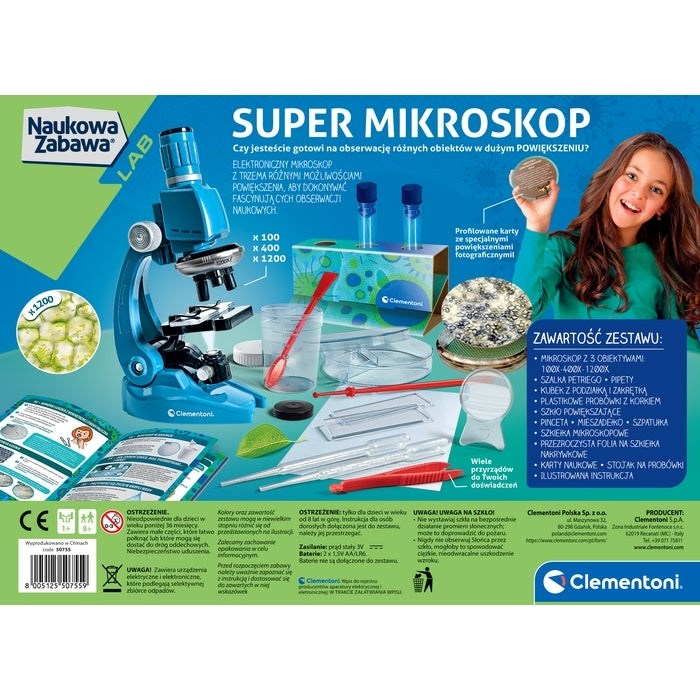 Clementoni Scientific Fun - Супер микроскоп