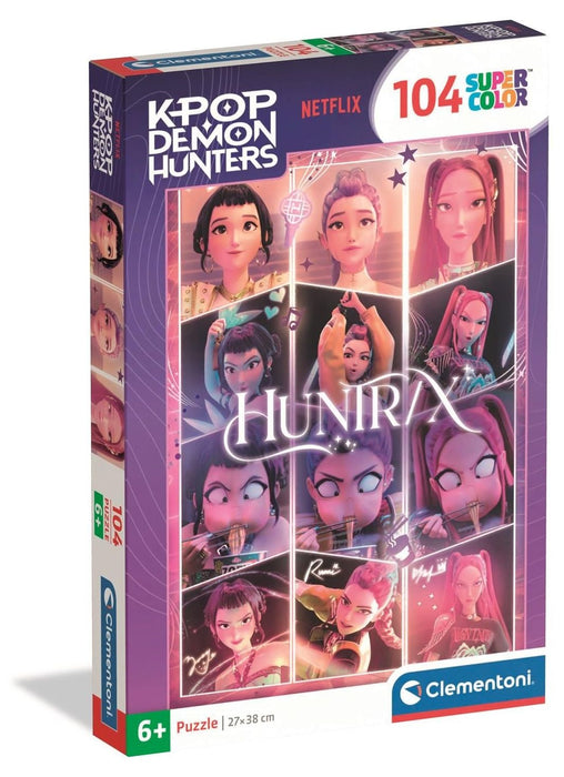 Детски пъзел Clementoni от 104 части - K-Pop Demon Hunters (вариант 2)