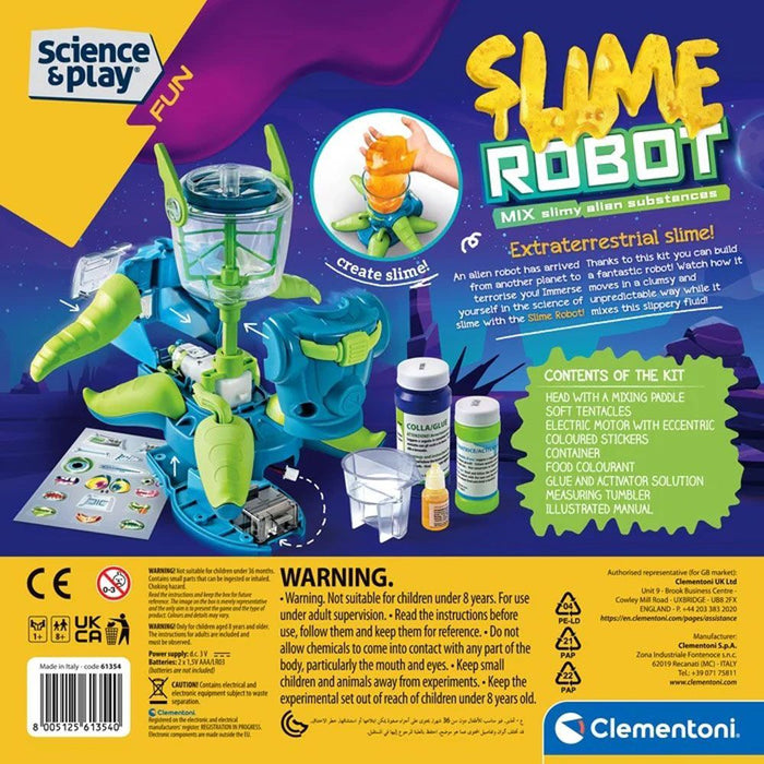 Творчески комплект Clementoni Science & Play - Направи си робот от слайм