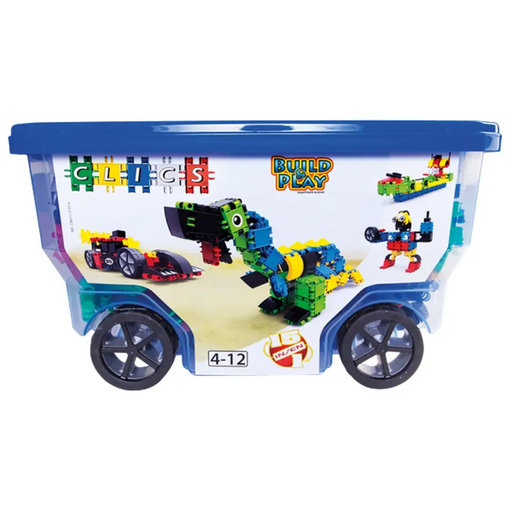 CLICS CB411 BUILDING BLOCKS ROLLERBOX 15IN1