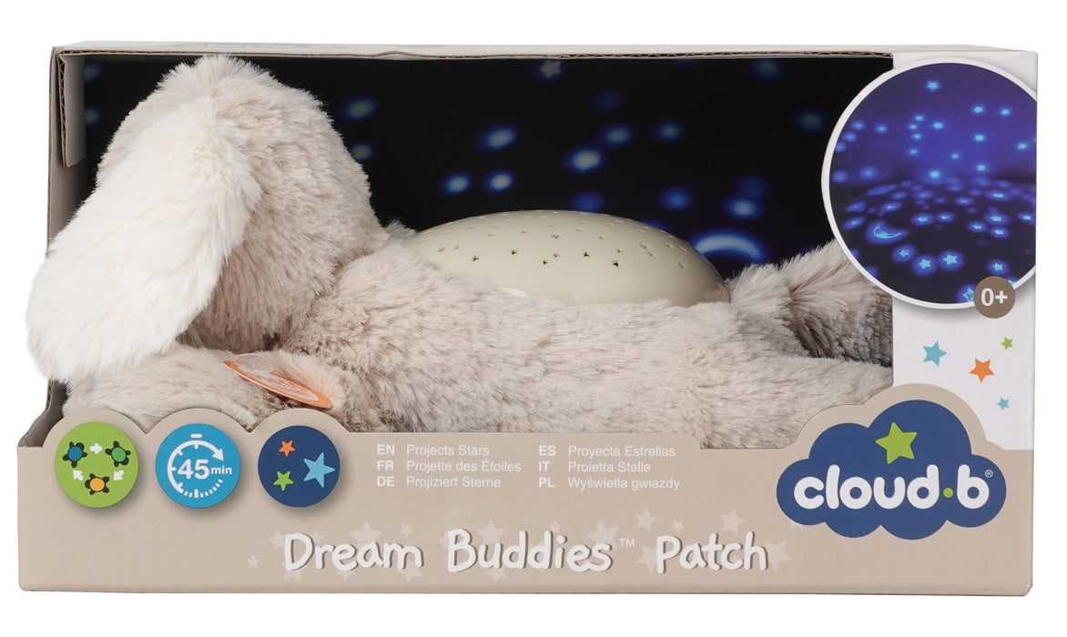 Мека играчка с проектор Cloud B - Dream Buddies, Patch Puppy