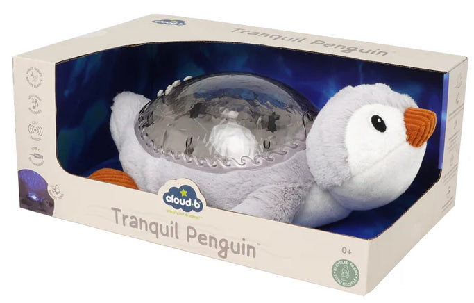 Нощна лампа-проектор с мелодии и подводни прожекции Cloud B - Tranquil Penguin