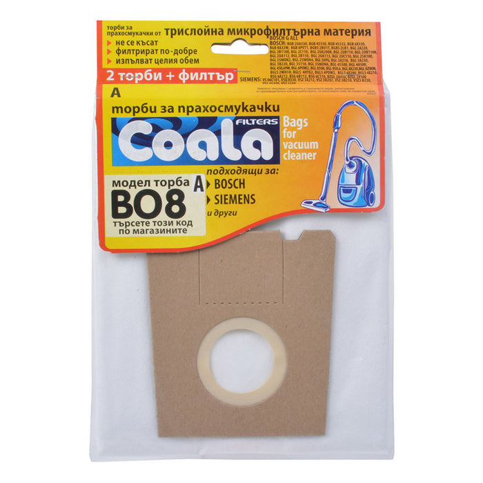 ТОРБИ ЗА ПРАХОСМУКАЧКА COALA ТОРБ. ЗА ПРАХ. TONI BO8-A COAL 3 БР