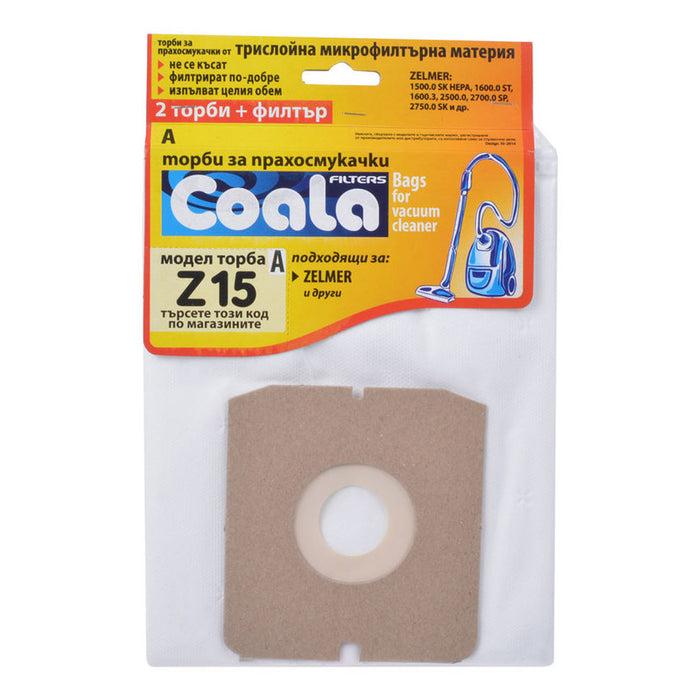 ТОРБИ ЗА ПРАХОСМУКАЧКА COALA ТОРБ. ЗА ПРАХ. TONI Z15-A COAL 3 БР