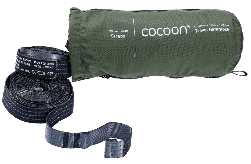 Хамак Cocoon HS118-SET Висящ хамак 1 човек(а) Найлон, Полиестер Зелен