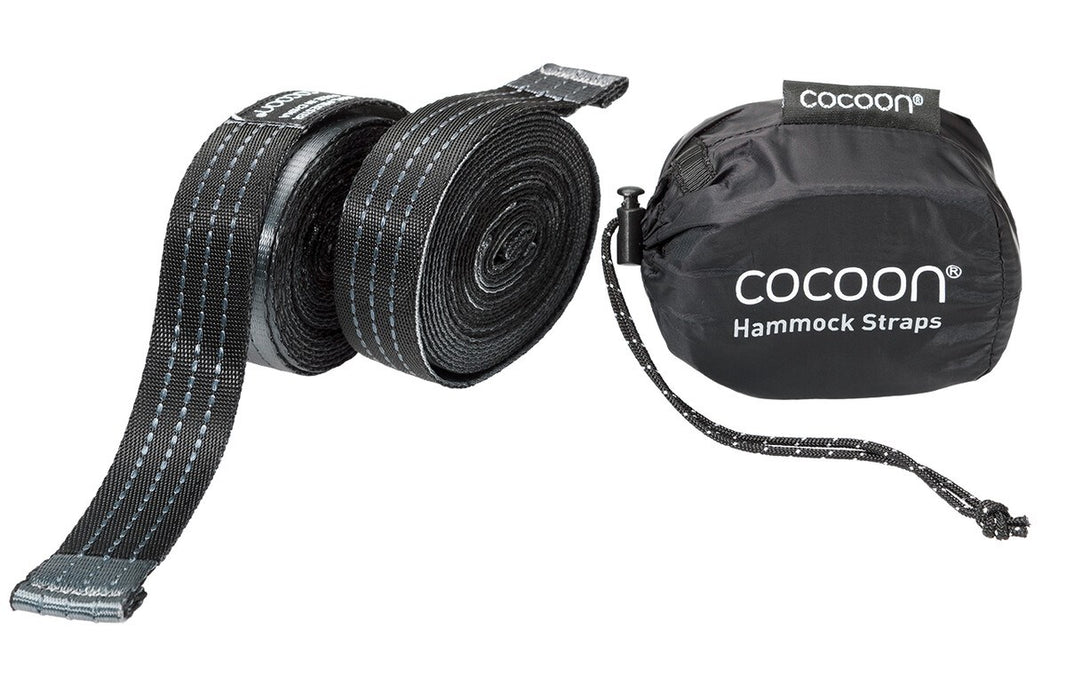 Аксесоар за хамак Cocoon HTSW, каишка, черен полиестер, 90 кг