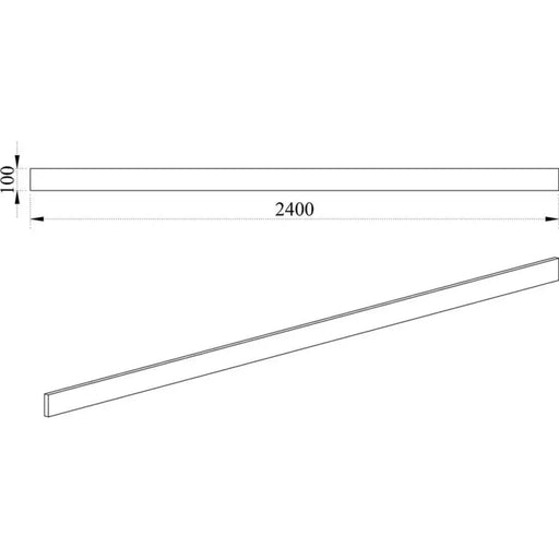 ЦОКЪЛ ДОЛЕН РЕД IRIM 240X10 СМ.
