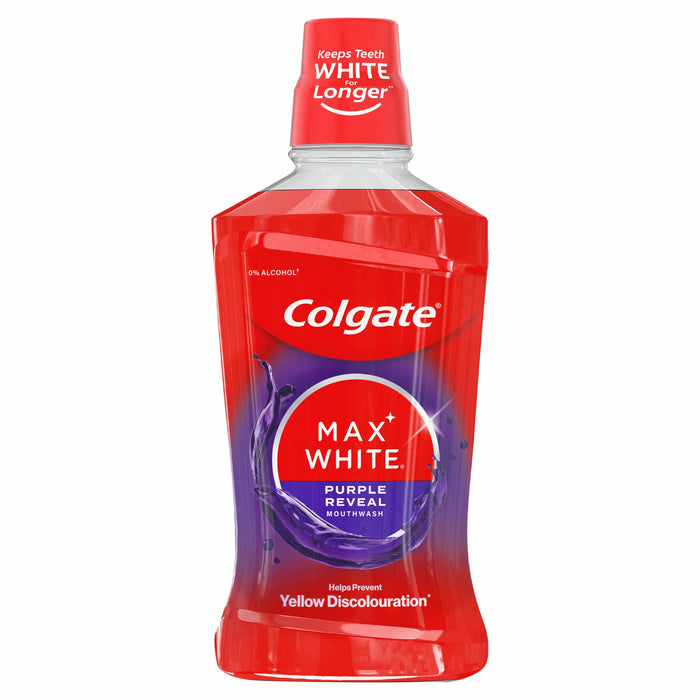 Вода за уста Max White Purple Reveal, 500 ml