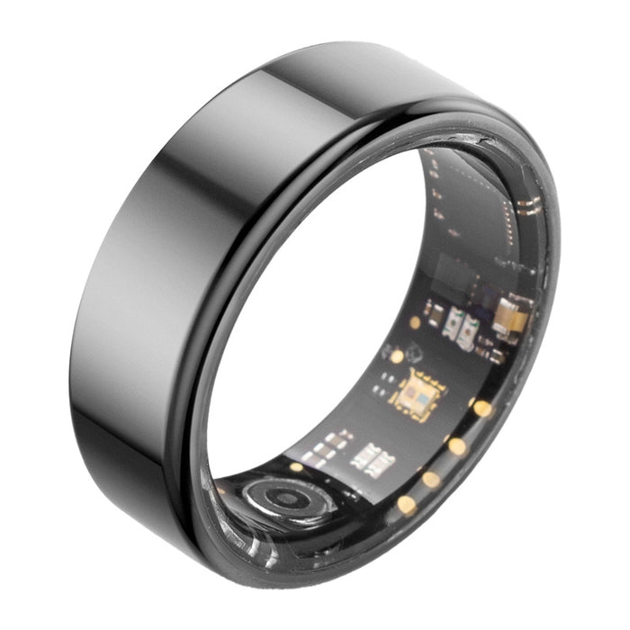 COLMI R02 Smart Ring, размер 12, 21.3 мм (черен) + калъф за зареждане