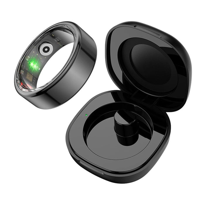 COLMI R02 Smart Ring, размер 10, 19.8 мм (черен) + калъф за зареждане