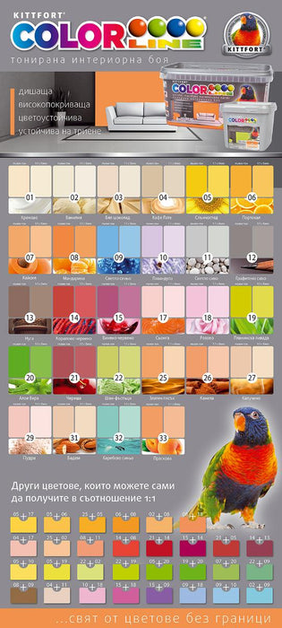ЦВЕТЕН ЛАТЕКС COLOR LINE 29 ПУДРА 4КГ