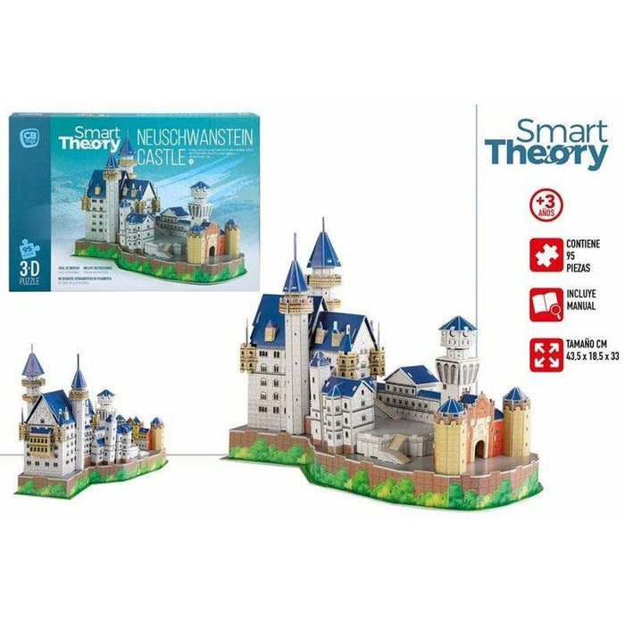 Пъзел 3D Colorbaby New Swan Castle 43,5 x 18,5 x 33 cm 95 Части