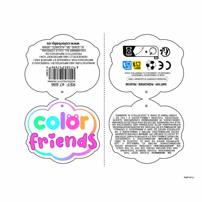 Плюш Colorbaby Animals 18 cm 1 броя