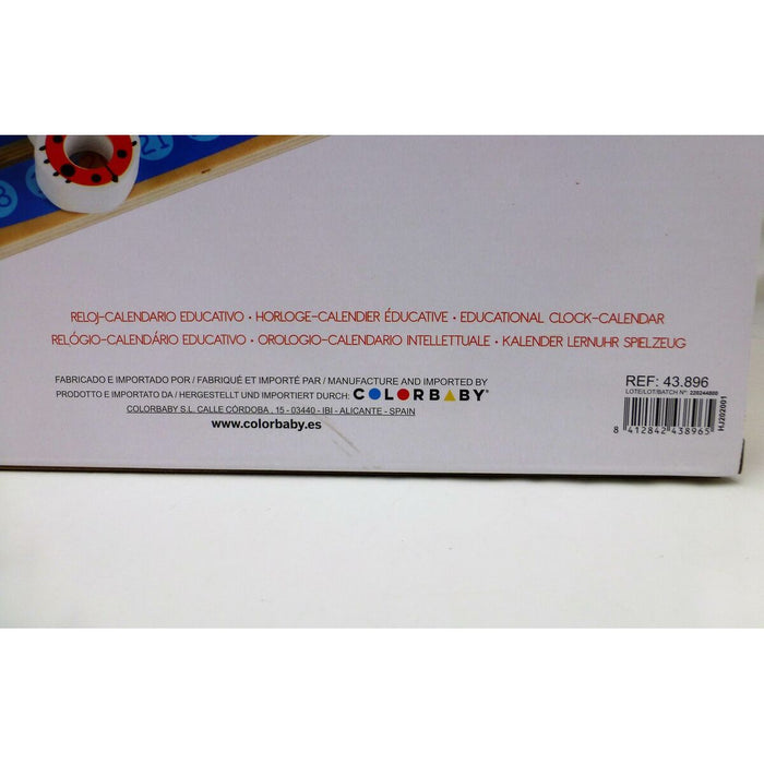 Образователна Игра Colorbaby Календар 30 x 30 x 3 cm (6 броя)
