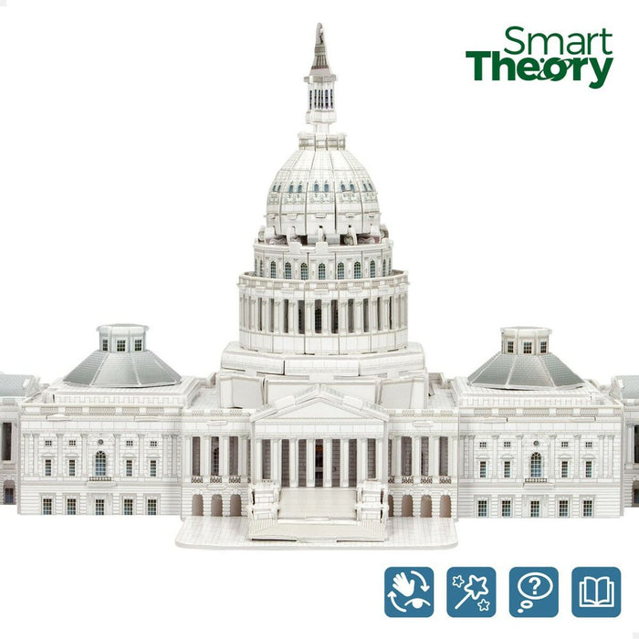 Пъзел 3D Colorbaby Capitolio 126 Части 52,5 x 20,5 x 23,5 cm (6 броя)