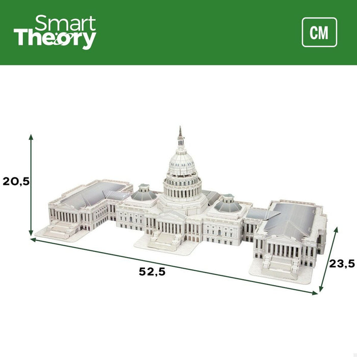 Пъзел 3D Colorbaby Capitolio 126 Части 52,5 x 20,5 x 23,5 cm (6 броя)