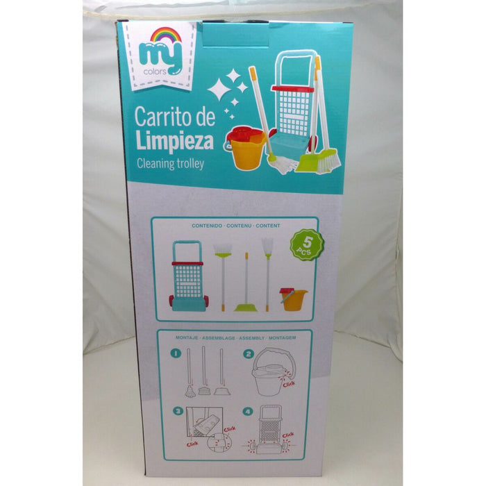 Масичка за Почистване с Аксесоари Colorbaby My Home 30,5 x 55,5 x 19,5 cm (4 броя)