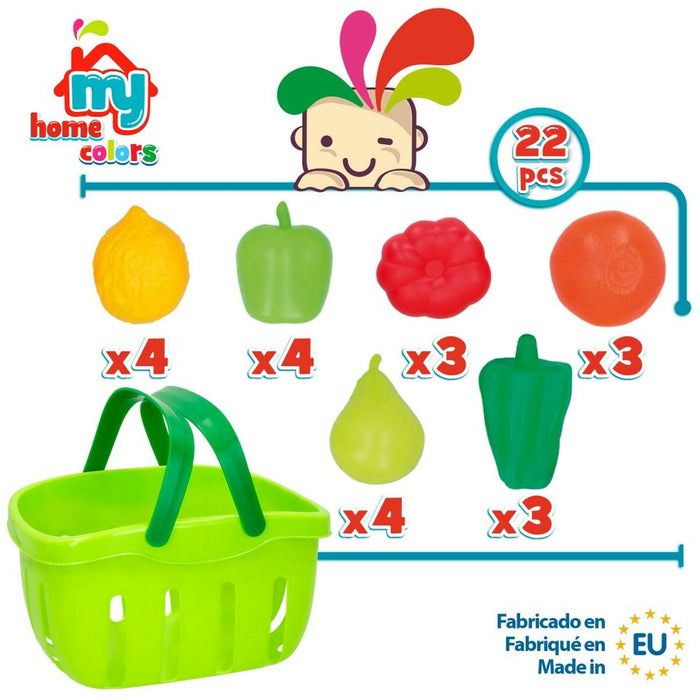 Комплект за Хранене Играчка Colorbaby 22 Части (12 броя)
