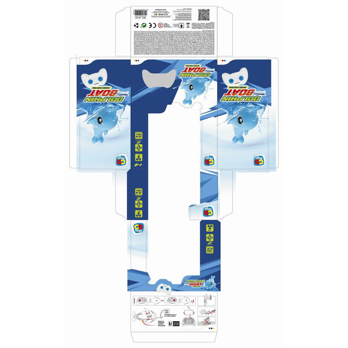 Лодка с радиоуправление Colorbaby Делфин (2 броя)