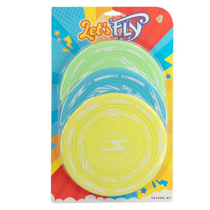 Frisbee Colorbaby Let's fly Гъвкав Ø 18,5 cm 3 Части 12 броя