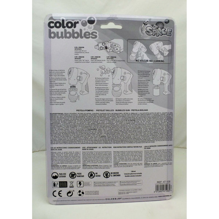 Пистолет за Сапунени Балончета Colorbaby 14 x 16,5 x 5,5 cm 6 броя