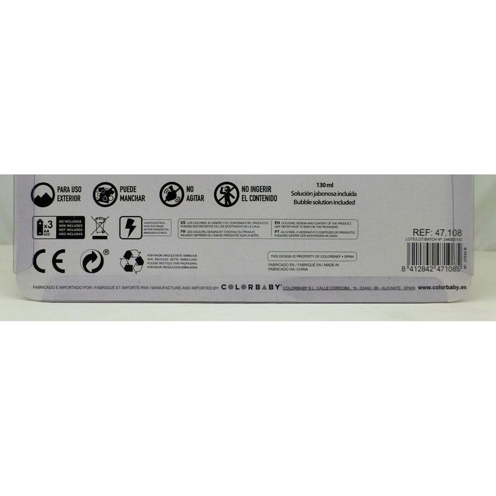 Пистолет за Сапунени Балончета Colorbaby 14 x 16,5 x 5,5 cm 6 броя