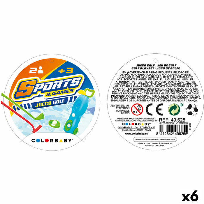 Игри за упражняване на прецизни хвърляния Colorbaby 15 x 51 x 13 cm (6 броя)