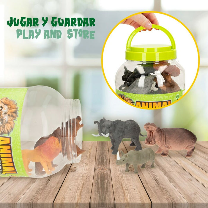 фигурки на животни Colorbaby 19 Части джунгла Пластмаса 14 x 6 x 5 cm (6 броя)