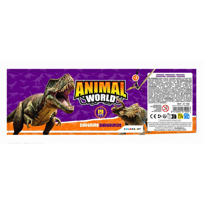 Playset Colorbaby 19 Части 6 броя 17 x 9 x 6 cm Динозаври