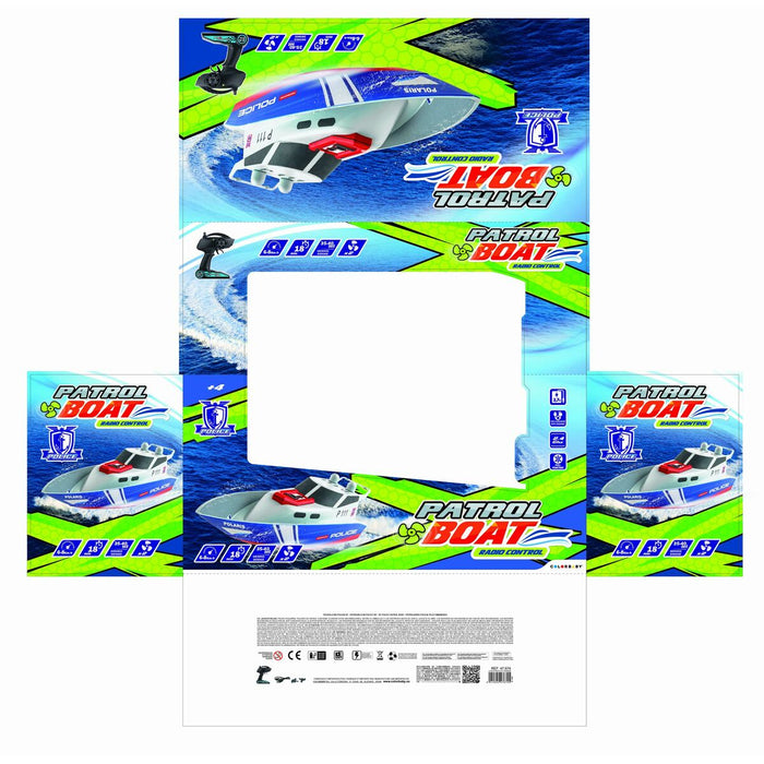 Лодка с радиоуправление Colorbaby (2 броя)