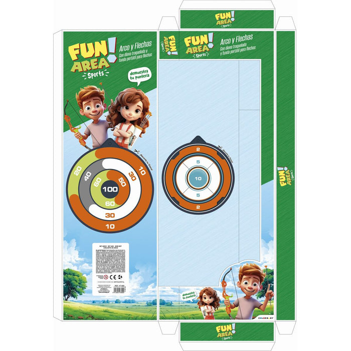 Комплект за Стрелба с Лък Colorbaby 3,5 x 67 x 15 cm (6 броя)